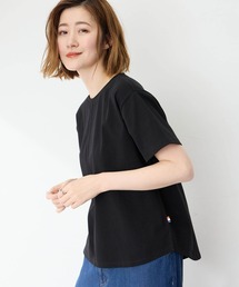 【接触冷感・UVカット】オーガニックコットンラウンドヘムTシャツ