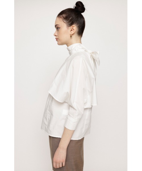 フリルスリーブリボントップス レディース SLY（スライ）の「BACK RIBBON FRILL SLEEVE TOPS バックリボン