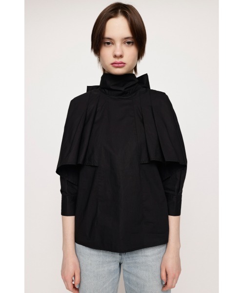 SLY（スライ）の「BACK RIBBON FRILL SLEEVE TOPS バックリボン フリルスリーブ トップス  ブラウス オケージョン（シャツ/ブラウス・レディース・オフホワイト/ブラック/ダークグリーン・FREE）」の11枚目の写真