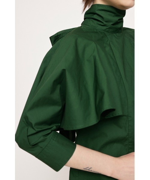SLY バックリボンケープトップス SLY（スライ）の「BACK RIBBON CAPE TOPS バック リボン ケープ
