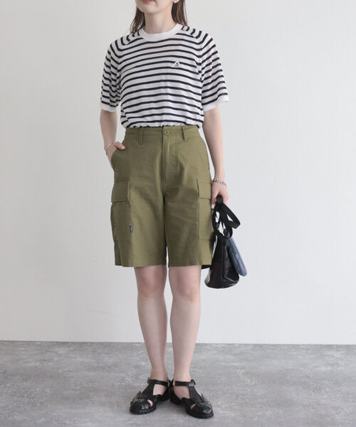 GEVACO（ゲバコ）の「【GEVACO/ゲバコ】リップストップカーゴショーツ（カーゴパンツ・レディース・カーキ/ブラック・36/38）」の10枚目の写真