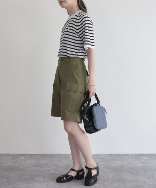 GEVACO（ゲバコ）の「【GEVACO/ゲバコ】リップストップカーゴショーツ（カーゴパンツ・レディース・カーキ/ブラック・36/38）」の11枚目の写真