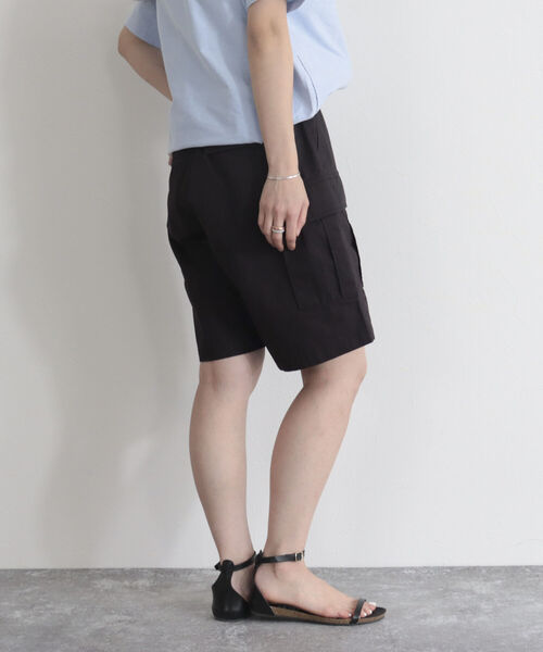 GEVACO（ゲバコ）の「【GEVACO/ゲバコ】リップストップカーゴショーツ（カーゴパンツ・レディース・カーキ/ブラック・36/38）」の13枚目の写真