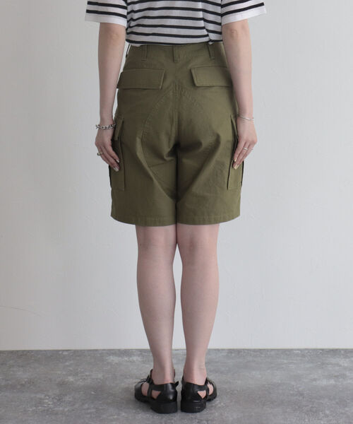 GEVACO（ゲバコ）の「【GEVACO/ゲバコ】リップストップカーゴショーツ（カーゴパンツ・レディース・カーキ/ブラック・36/38）」の21枚目の写真