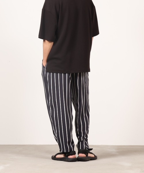 NAVY（ネイビー）の「接触冷感　レーヨンアンクルパンツ　イージーパンツ（その他パンツ・メンズ・ネイビー×ホワイト/ブラウン/チャコール/ブラック/ネイビー・L/XL/M）」の5枚目の写真