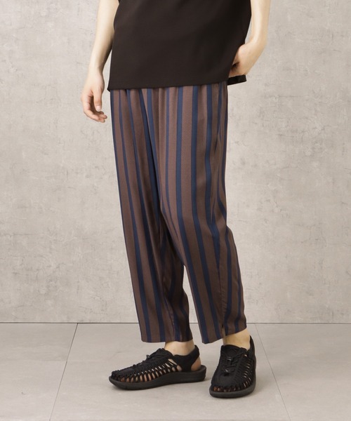 NAVY（ネイビー）の「接触冷感　レーヨンアンクルパンツ　イージーパンツ（その他パンツ・メンズ・ネイビー×ホワイト/ブラウン/チャコール/ブラック/ネイビー・L/XL/M）」の13枚目の写真