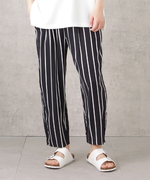 NAVY（ネイビー）の「接触冷感　レーヨンアンクルパンツ　イージーパンツ（その他パンツ・メンズ・ネイビー×ホワイト/ブラウン/チャコール/ブラック/ネイビー・L/XL/M）」の14枚目の写真