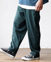 【MinoriTY】とろみイージーパンツ ワイドパンツ テーパードパンツ 秋服