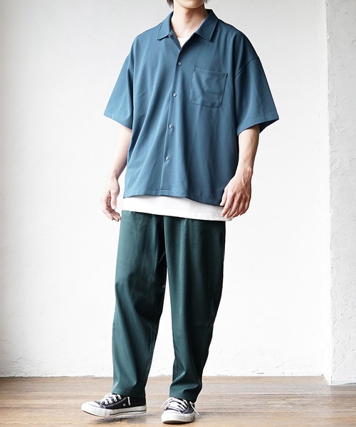 MinoriTY(マイノリティ)の「【MinoriTY】とろみイージーパンツ ワイドパンツ テーパードパンツ 秋服 (その他パンツ・メンズ・ライトグレー/ブラック/ブルーグリーン/ライトブラウン・S/M/L)」の8枚目の写真