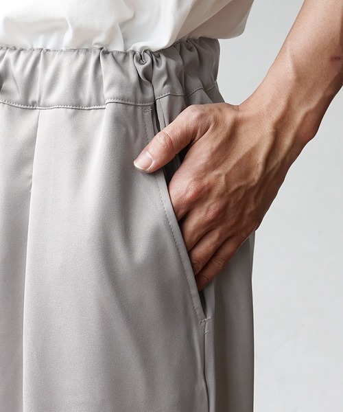 MinoriTY(マイノリティ)の「【MinoriTY】とろみイージーパンツ ワイドパンツ テーパードパンツ 秋服 (その他パンツ・メンズ・ライトグレー/ブラック/ブルーグリーン/ライトブラウン・S/M/L)」の10枚目の写真