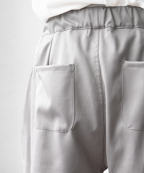 MinoriTY(マイノリティ)の「【MinoriTY】とろみイージーパンツ ワイドパンツ テーパードパンツ 秋服 (その他パンツ・メンズ・ライトグレー/ブラック/ブルーグリーン/ライトブラウン・S/M/L)」の14枚目の写真