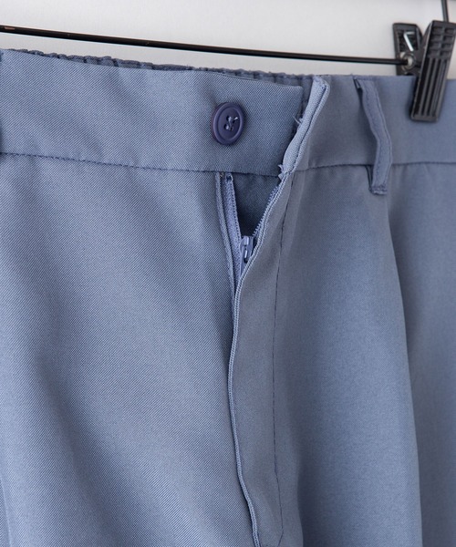 Blue Standard （ブルースタンダード）の「【BLUE STANDARD/ブルースタンダード】接触冷感 　ポリトロワンタック　ウエストゴム　クロップドパンツ（その他パンツ・メンズ・チャコールグレー/ブルー/ブラック/ベージュ・MEDIUM/LARGE/X-LARGE）」の11枚目の写真
