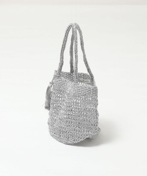 NOLLEY’S（ノーリーズ）の「マクラメミニトート（バックパック/リュック・レディース・ブラック/シルバー・FREE）」の5枚目の写真