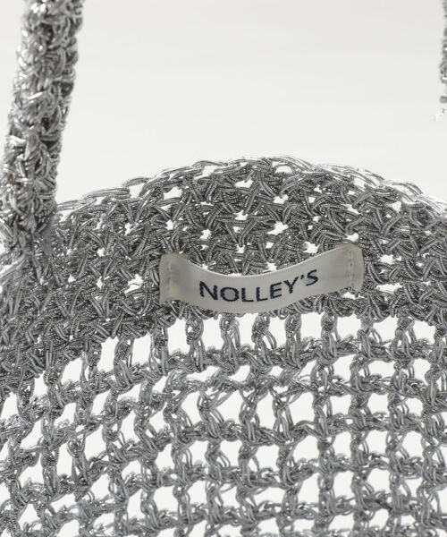 NOLLEY’S（ノーリーズ）の「マクラメミニトート（バックパック/リュック・レディース・ブラック/シルバー・FREE）」の4枚目の写真