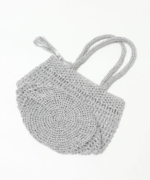 NOLLEY’S（ノーリーズ）の「マクラメミニトート（バックパック/リュック・レディース・ブラック/シルバー・FREE）」の9枚目の写真