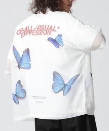 A4A | A4A/エーフォーエー/BUTTERFLY ORGANDY s/s SHIRTS(シャツ/ブラウス)