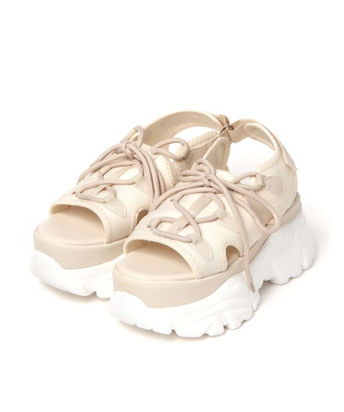 ALAND（エーランド）の「スニーカーサンダル 2198599（サンダル・レディース・ホワイト/ブラック・MEDIUM/LARGE/SMALL）」の2枚目の写真