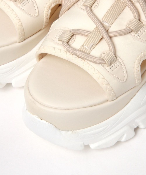 ALAND（エーランド）の「スニーカーサンダル 2198599（サンダル・レディース・ホワイト/ブラック・MEDIUM/LARGE/SMALL）」の12枚目の写真