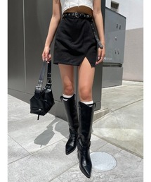 ENVYM | スリットツイルミニスカート(スカート)