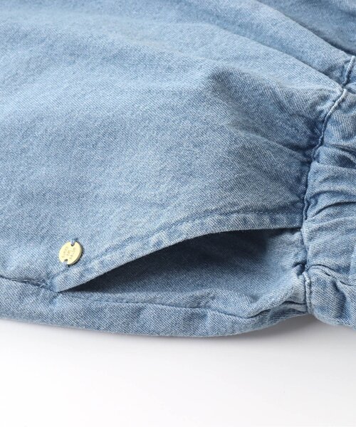 apres les cours（アプレレクール）の「ハートポケットショートパンツ（その他パンツ・キッズ・インディゴブルー/ストライプ/ピンク・80/90/100/110/120/130/140）」の10枚目の写真