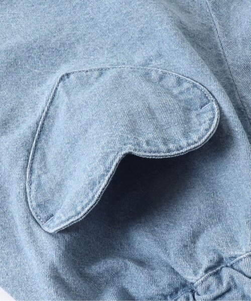 apres les cours（アプレレクール）の「ハートポケットショートパンツ（その他パンツ・キッズ・インディゴブルー/ストライプ/ピンク・80/90/100/110/120/130/140）」の17枚目の写真