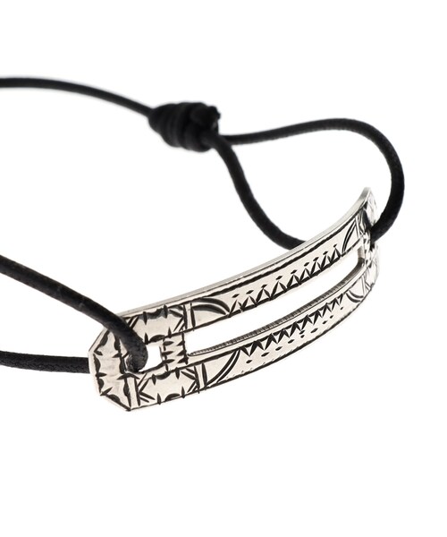 DRESSTERIOR（ドレステリア）の「◆ADAWAT'N TUAREG(アダワット トゥアレグ)コードブレスレット（ブレスレット・メンズ・ブラック系8・00）」の4枚目の写真