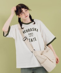 MUHET | フェルトリンガーTシャツ(Tシャツ/カットソー)