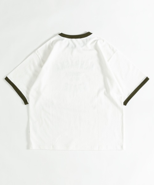 MUHET（ミュエータ）の「フェルトリンガーTシャツ（Tシャツ/カットソー・レディース・オフホワイト/ブラック/ブルー・X-LARGE/MEDIUM）」の14枚目の写真