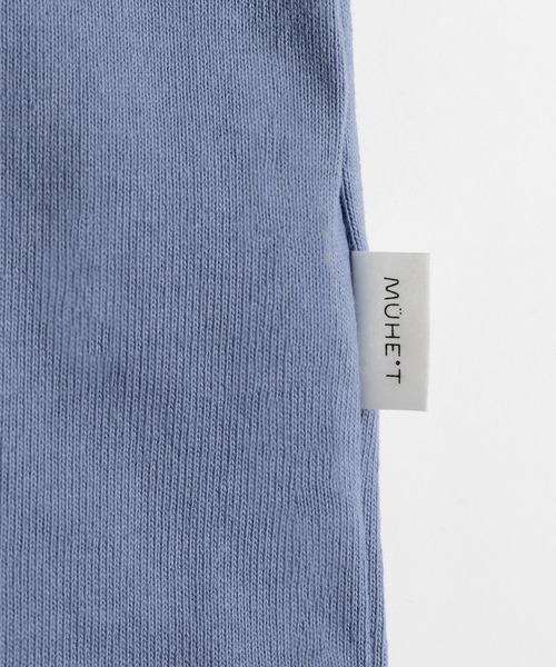 MUHET（ミュエータ）の「フェルトリンガーTシャツ（Tシャツ/カットソー・レディース・オフホワイト/ブラック/ブルー・X-LARGE/MEDIUM）」の16枚目の写真