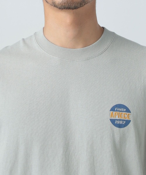 BAYFLOW（ベイフロー）の「ワンポイント刺繍Tシャツ（Tシャツ/カットソー・メンズ・グレー/オフホワイト/チャコール/オレンジ・LARGE/MEDIUM）」の7枚目の写真