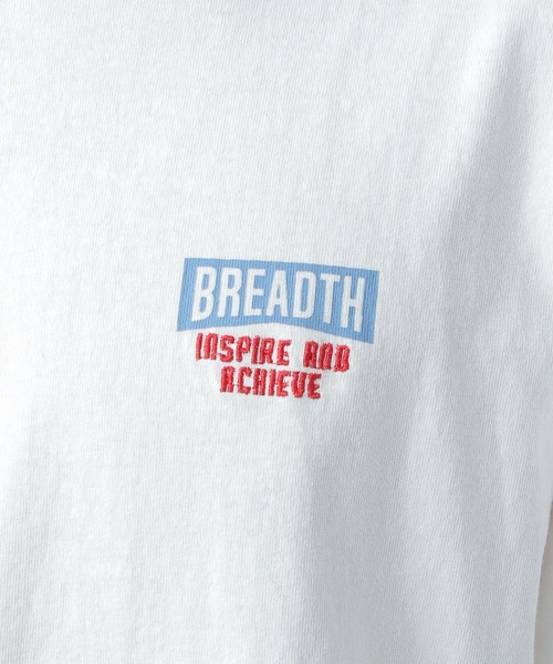 BAYFLOW（ベイフロー）の「ワンポイント刺繍Tシャツ（Tシャツ/カットソー・メンズ・グレー/オフホワイト/チャコール/オレンジ・LARGE/MEDIUM）」の15枚目の写真