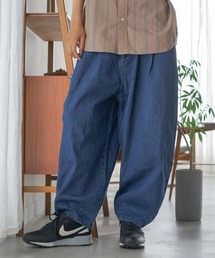 タックバルーンデニムパンツ