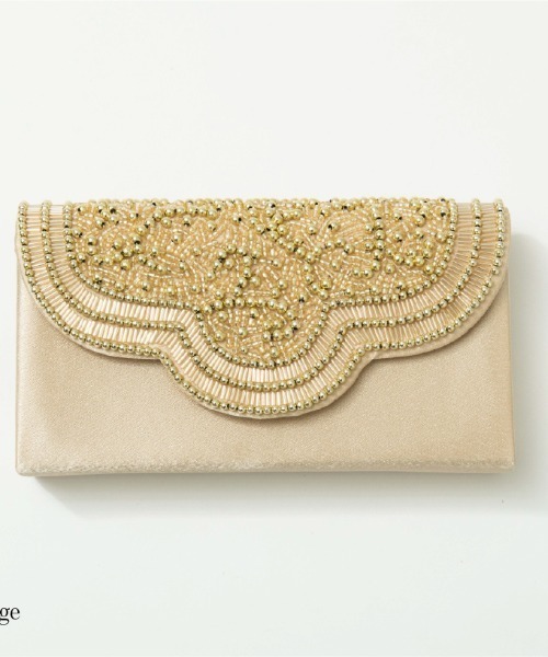 セール】【Cupid Heart】結婚式bag！ビーズクラッチbag
