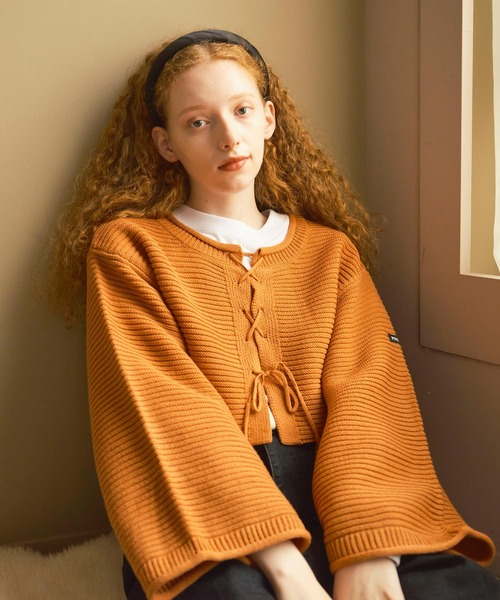 MILKFED.（ミルクフェド）の「KNIT BOLERO（カーディガン/ボレロ・レディース・ブラウン/ブラック/グリーン・ONE SIZE）」の12枚目の写真