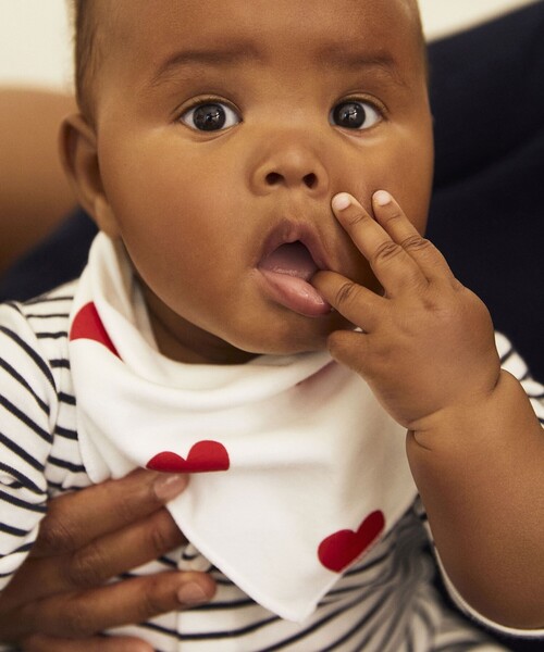 PETIT BATEAU（プチバトー）の「三角スタイ２枚組（スタイ/よだれかけ・キッズ・その他・ONE SIZE）」の3枚目の写真