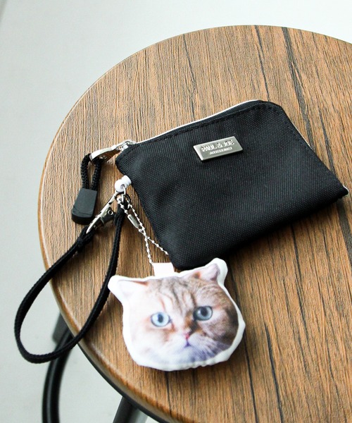 PAUL & JOE ACCESSOIRES(ポールアンドジョーアクセソワ)の「PAUL & JOE ACCESSOIRES (ポール&ジョーアクセソワ)パスコインケース ワッペン ヌネットジプシーマスコット PJA-W881(パスケース・レディース・ブラック・FREE)」の6枚目の写真
