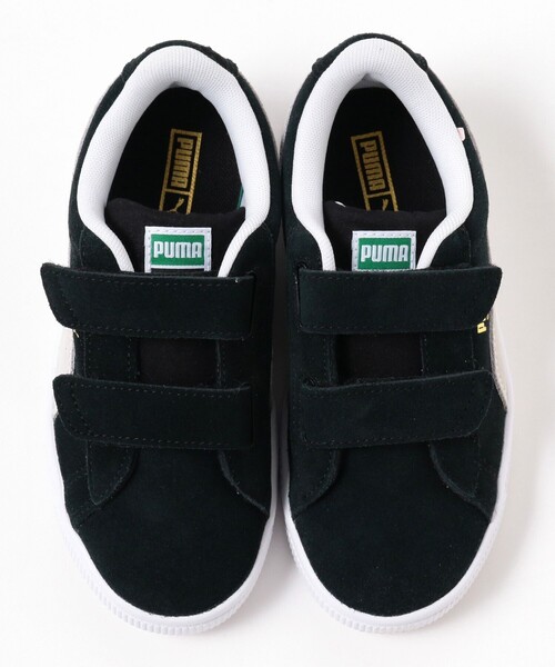 こども ビームス（コドモビームス）の「PUMA / キッズ スウェード クラシック XXI V PS （17～21cm）（スニーカー・キッズ・ブラック/ホワイト/ネイビー・21/20/19/18/17）」の4枚目の写真