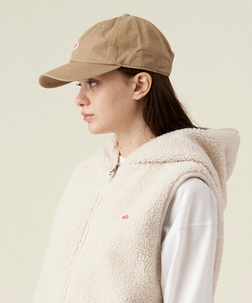 DANTON（ダントン）の「CHINO CLOTH 6PANEL CAP（キャップ・レディース・オフホワイト/ブラック/グリーン/チャコール/ネイビー/ベージュ・F）」の7枚目の写真