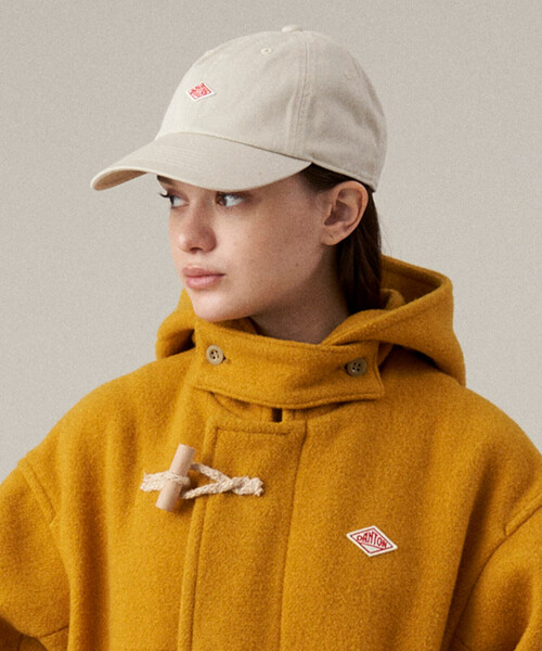 DANTON（ダントン）の「CHINO CLOTH 6PANEL CAP（キャップ・レディース・オフホワイト/ブラック/グリーン/チャコール/ネイビー/ベージュ・F）」の2枚目の写真