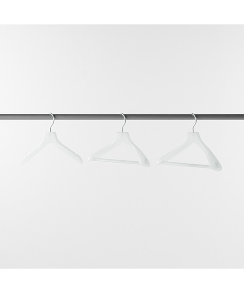 ポリプロピレン薄型ハンガー 約幅42cm／3本組（ランドリーグッズ