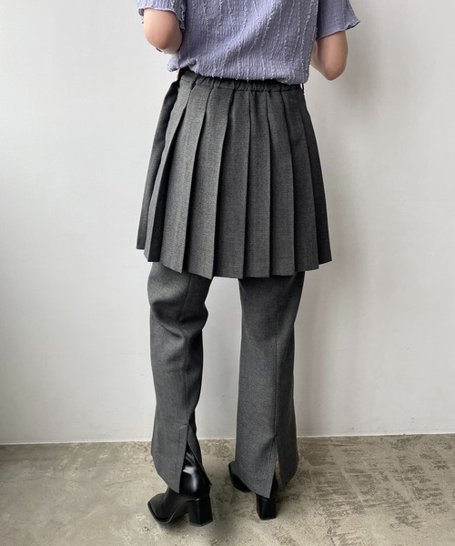 LOWRYS FARM（ローリーズファーム）の「ラナテックミニプリーツスカート　704175（スカート・レディース・ブラック/ダークブラウン/ベージュ・FREE）」の12枚目の写真