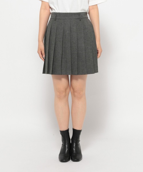 LOWRYS FARM（ローリーズファーム）の「ラナテックミニプリーツスカート　704175（スカート・レディース・ブラック/ダークブラウン/ベージュ・FREE）」の14枚目の写真