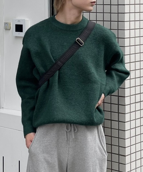 ストリートファッション Chikashitsu + チカシツプラス unisex 6color knit オーバーサイズ 長袖トップス 長袖ニット ニット セーター モヘアニット シャギーニット ビッグニット 韓国ファッション 韓国ストリート(ニット/セーター)|Chikashitsu +(チカシツプラス) ストリートファッション Chikashitsu + チカシツプラス unisex 6color knit オーバーサイズ 長袖トップス 長袖ニット ニット セーター モヘアニット シャギーニット ビッグニット 韓国ファッション 韓国ストリート(ニット/セーター)|Chikashitsu +(チカシツプラス)