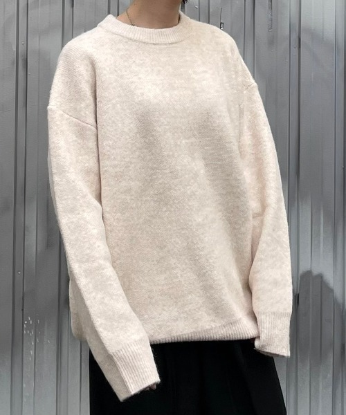 ストリートファッション Chikashitsu + チカシツプラス unisex 6color knit オーバーサイズ 長袖トップス 長袖ニット ニット セーター モヘアニット シャギーニット ビッグニット 韓国ファッション 韓国ストリート(ニット/セーター)|Chikashitsu +(チカシツプラス) ストリートファッション Chikashitsu + チカシツプラス unisex 6color knit オーバーサイズ 長袖トップス 長袖ニット ニット セーター モヘアニット シャギーニット ビッグニット 韓国ファッション 韓国ストリート(ニット/セーター)|Chikashitsu +(チカシツプラス)