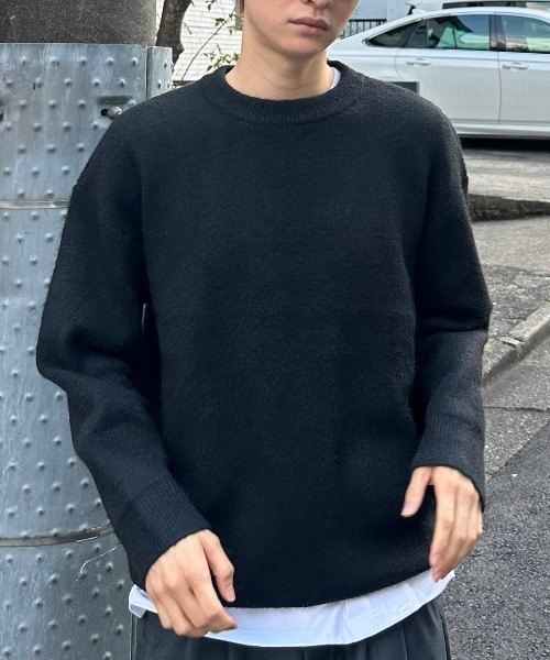 ストリートファッション Chikashitsu + チカシツプラス unisex 6color knit オーバーサイズ 長袖トップス 長袖ニット ニット セーター モヘアニット シャギーニット ビッグニット 韓国ファッション 韓国ストリート(ニット/セーター)|Chikashitsu +(チカシツプラス) ストリートファッション Chikashitsu + チカシツプラス unisex 6color knit オーバーサイズ 長袖トップス 長袖ニット ニット セーター モヘアニット シャギーニット ビッグニット 韓国ファッション 韓国ストリート(ニット/セーター)|Chikashitsu +(チカシツプラス)