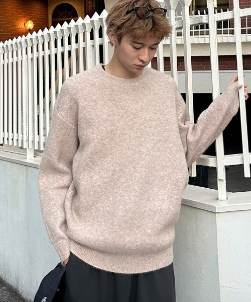 ストリートファッション Chikashitsu + チカシツプラス unisex 6color knit オーバーサイズ 長袖トップス 長袖ニット ニット セーター モヘアニット シャギーニット ビッグニット 韓国ファッション 韓国ストリート(ニット/セーター)|Chikashitsu +(チカシツプラス) ストリートファッション Chikashitsu + チカシツプラス unisex 6color knit オーバーサイズ 長袖トップス 長袖ニット ニット セーター モヘアニット シャギーニット ビッグニット 韓国ファッション 韓国ストリート(ニット/セーター)|Chikashitsu +(チカシツプラス)