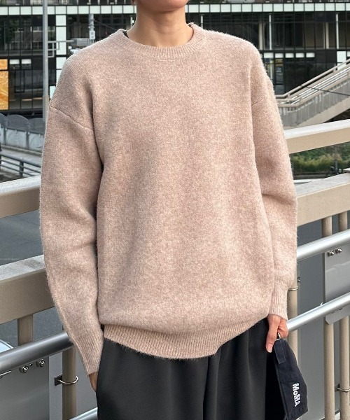 ストリートファッション Chikashitsu + チカシツプラス unisex 6color knit オーバーサイズ 長袖トップス 長袖ニット ニット セーター モヘアニット シャギーニット ビッグニット 韓国ファッション 韓国ストリート(ニット/セーター)|Chikashitsu +(チカシツプラス) ストリートファッション Chikashitsu + チカシツプラス unisex 6color knit オーバーサイズ 長袖トップス 長袖ニット ニット セーター モヘアニット シャギーニット ビッグニット 韓国ファッション 韓国ストリート(ニット/セーター)|Chikashitsu +(チカシツプラス)