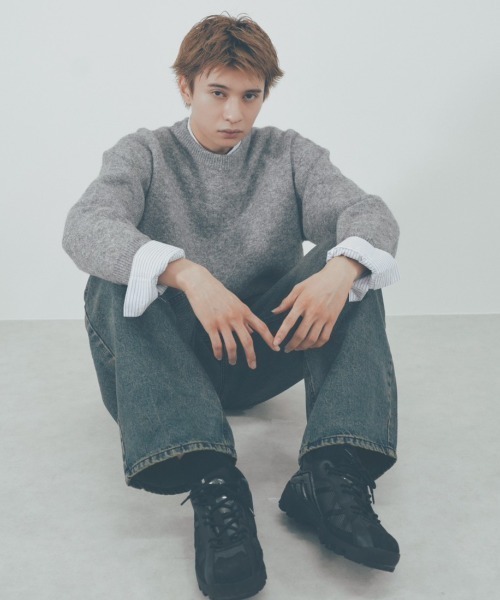 ストリートファッション Chikashitsu + チカシツプラス unisex 6color knit オーバーサイズ 長袖トップス 長袖ニット ニット セーター モヘアニット シャギーニット ビッグニット 韓国ファッション 韓国ストリート(ニット/セーター)|Chikashitsu +(チカシツプラス) ストリートファッション Chikashitsu + チカシツプラス unisex 6color knit オーバーサイズ 長袖トップス 長袖ニット ニット セーター モヘアニット シャギーニット ビッグニット 韓国ファッション 韓国ストリート(ニット/セーター)|Chikashitsu +(チカシツプラス)