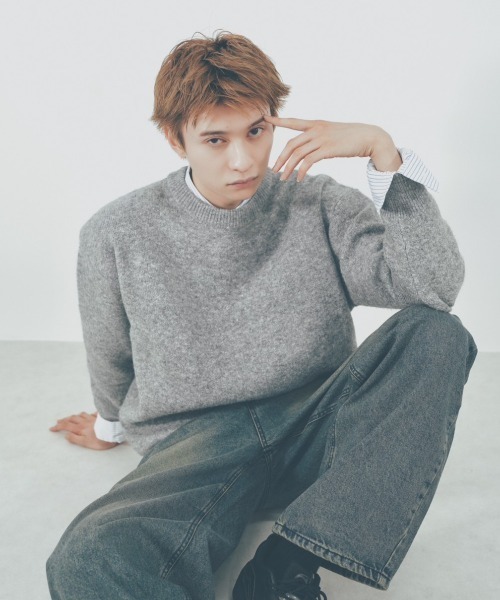 ストリートファッション Chikashitsu + チカシツプラス unisex 6color knit オーバーサイズ 長袖トップス 長袖ニット ニット セーター モヘアニット シャギーニット ビッグニット 韓国ファッション 韓国ストリート(ニット/セーター)|Chikashitsu +(チカシツプラス) ストリートファッション Chikashitsu + チカシツプラス unisex 6color knit オーバーサイズ 長袖トップス 長袖ニット ニット セーター モヘアニット シャギーニット ビッグニット 韓国ファッション 韓国ストリート(ニット/セーター)|Chikashitsu +(チカシツプラス)