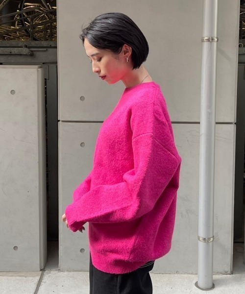 ストリートファッション Chikashitsu + チカシツプラス unisex 6color knit オーバーサイズ 長袖トップス 長袖ニット ニット セーター モヘアニット シャギーニット ビッグニット 韓国ファッション 韓国ストリート(ニット/セーター)|Chikashitsu +(チカシツプラス) ストリートファッション Chikashitsu + チカシツプラス unisex 6color knit オーバーサイズ 長袖トップス 長袖ニット ニット セーター モヘアニット シャギーニット ビッグニット 韓国ファッション 韓国ストリート(ニット/セーター)|Chikashitsu +(チカシツプラス)